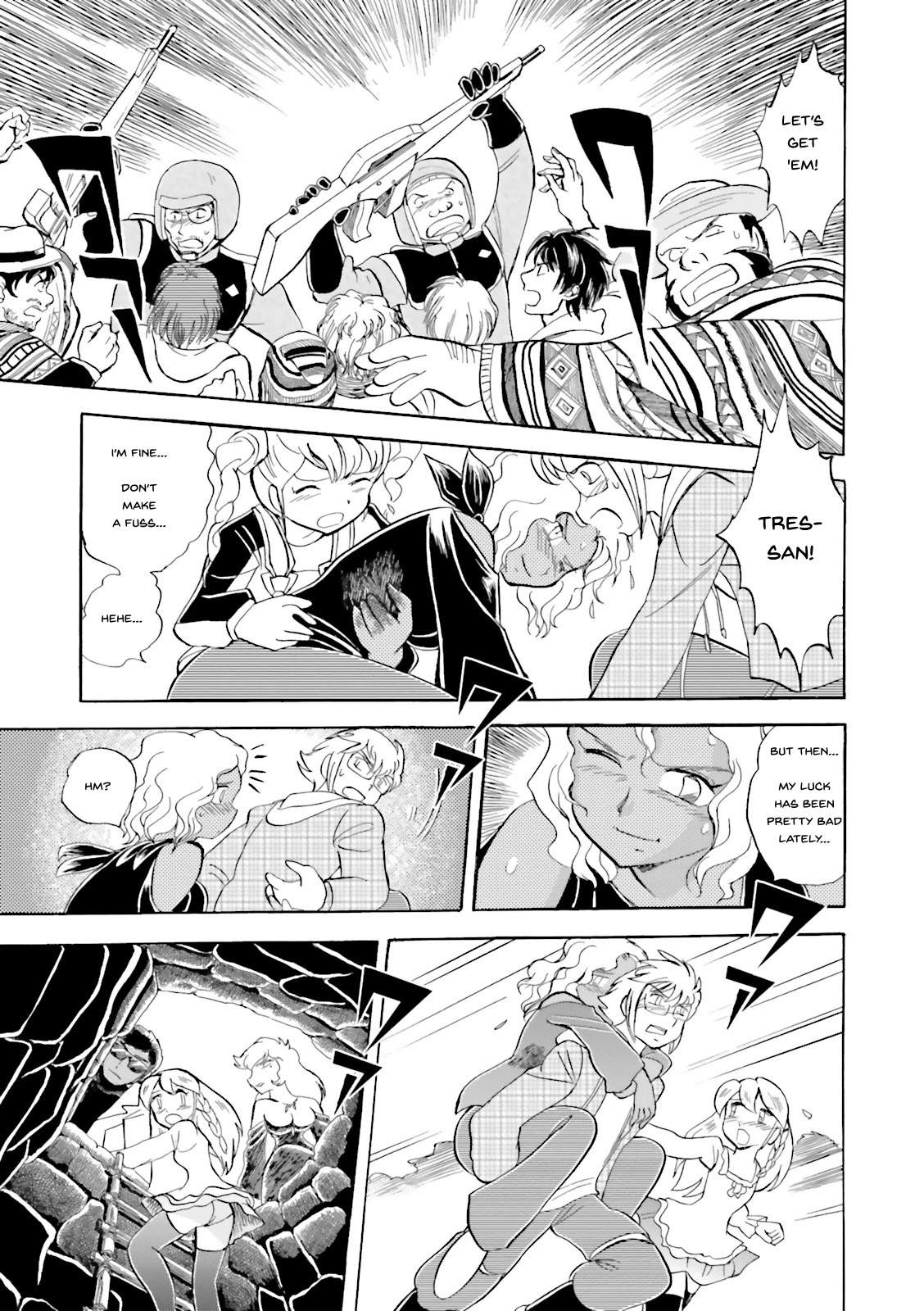 Kidou Senshi Crossbone Gundam Ghost Chapter 28 page 23 - Chapter 28: Reunion in the Square