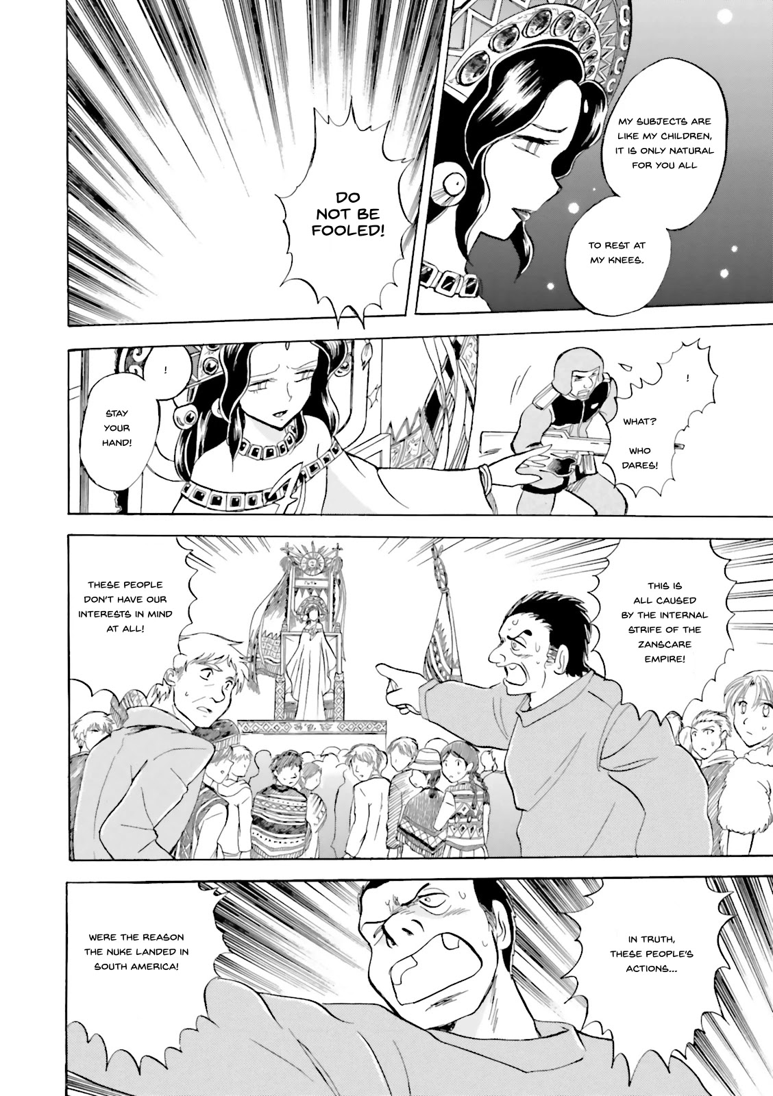 Kidou Senshi Crossbone Gundam Ghost Chapter 28 page 4 - Chapter 28: Reunion in the Square