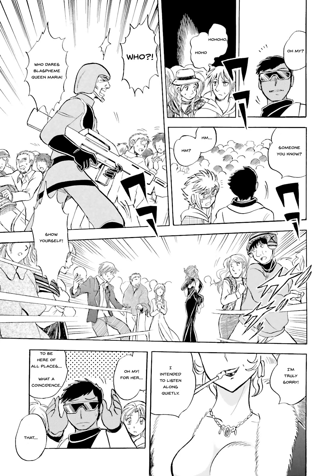 Kidou Senshi Crossbone Gundam Ghost Chapter 28 page 7 - Chapter 28: Reunion in the Square