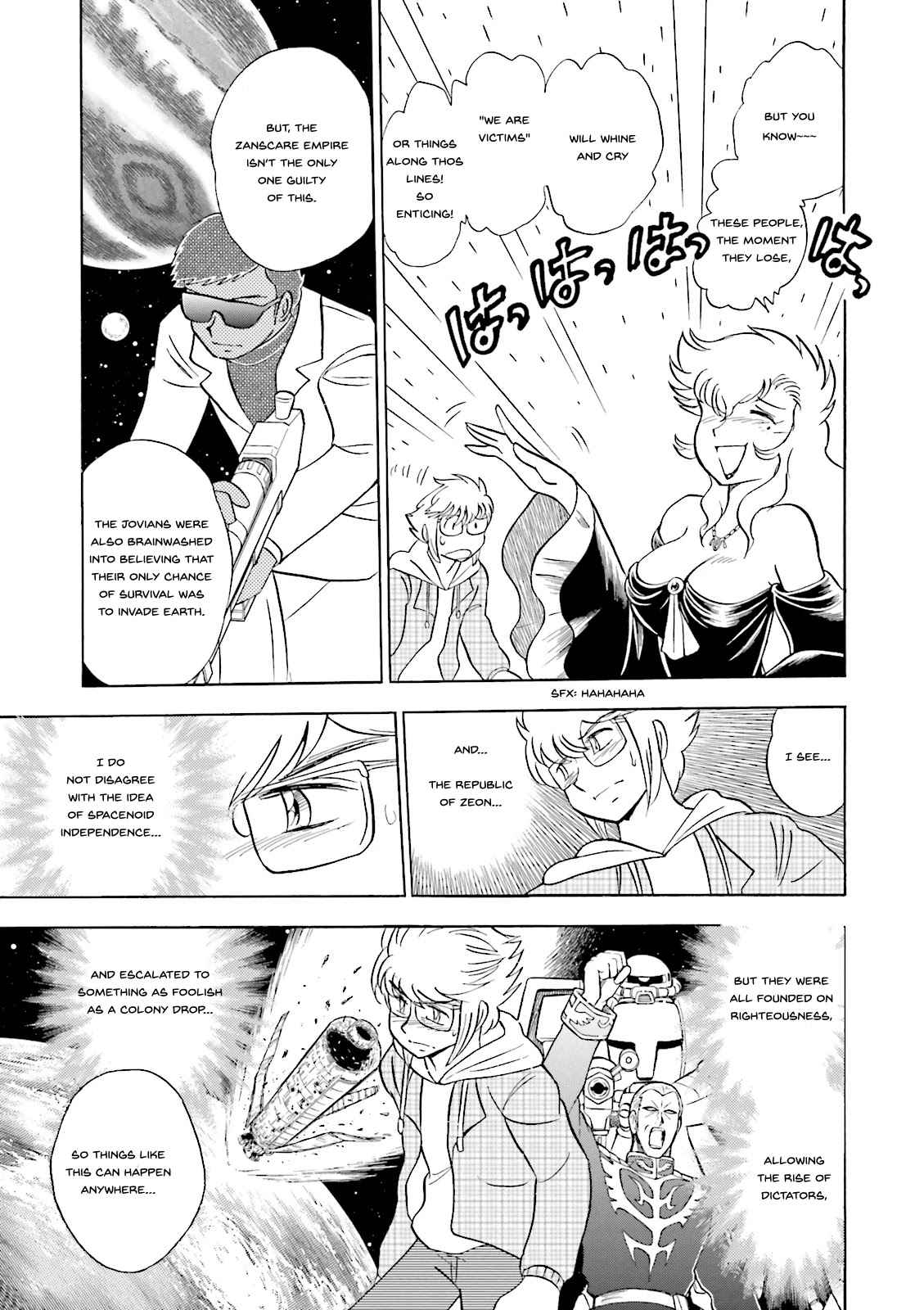 Kidou Senshi Crossbone Gundam Ghost Chapter 29 page 12 - Chapter 29: The Evening's Festival