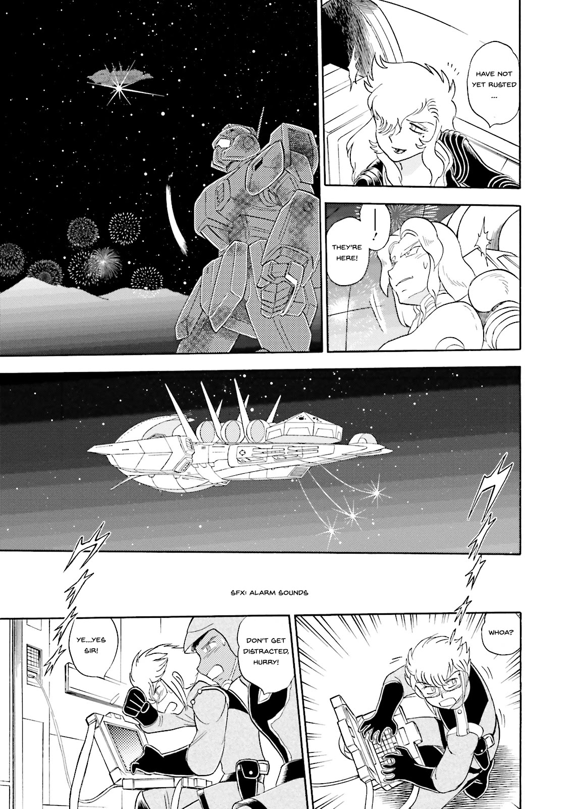 Kidou Senshi Crossbone Gundam Ghost Chapter 29 page 26 - Chapter 29: The Evening's Festival