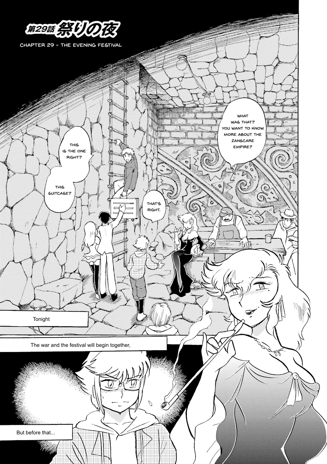 Kidou Senshi Crossbone Gundam Ghost Chapter 29 page 6 - Chapter 29: The Evening's Festival