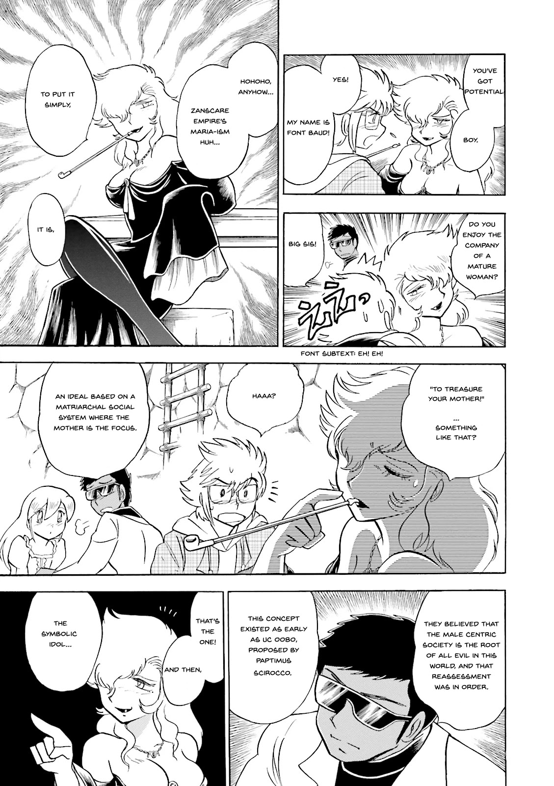 Kidou Senshi Crossbone Gundam Ghost Chapter 29 page 8 - Chapter 29: The Evening's Festival
