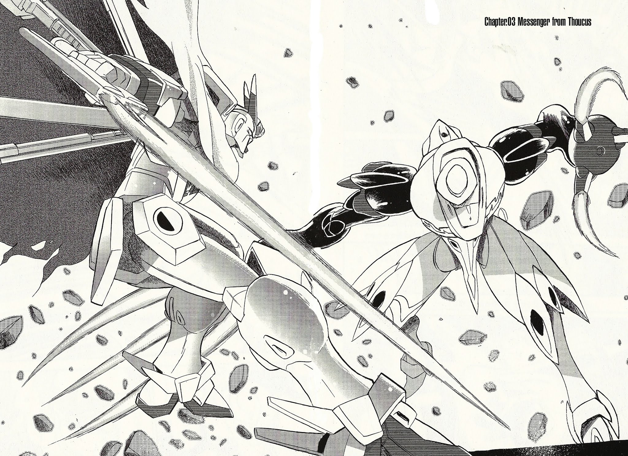 Kidou Senshi Crossbone Gundam Ghost Chapter 3 page 4 - Chapter 3: The Messenger from Thoucus