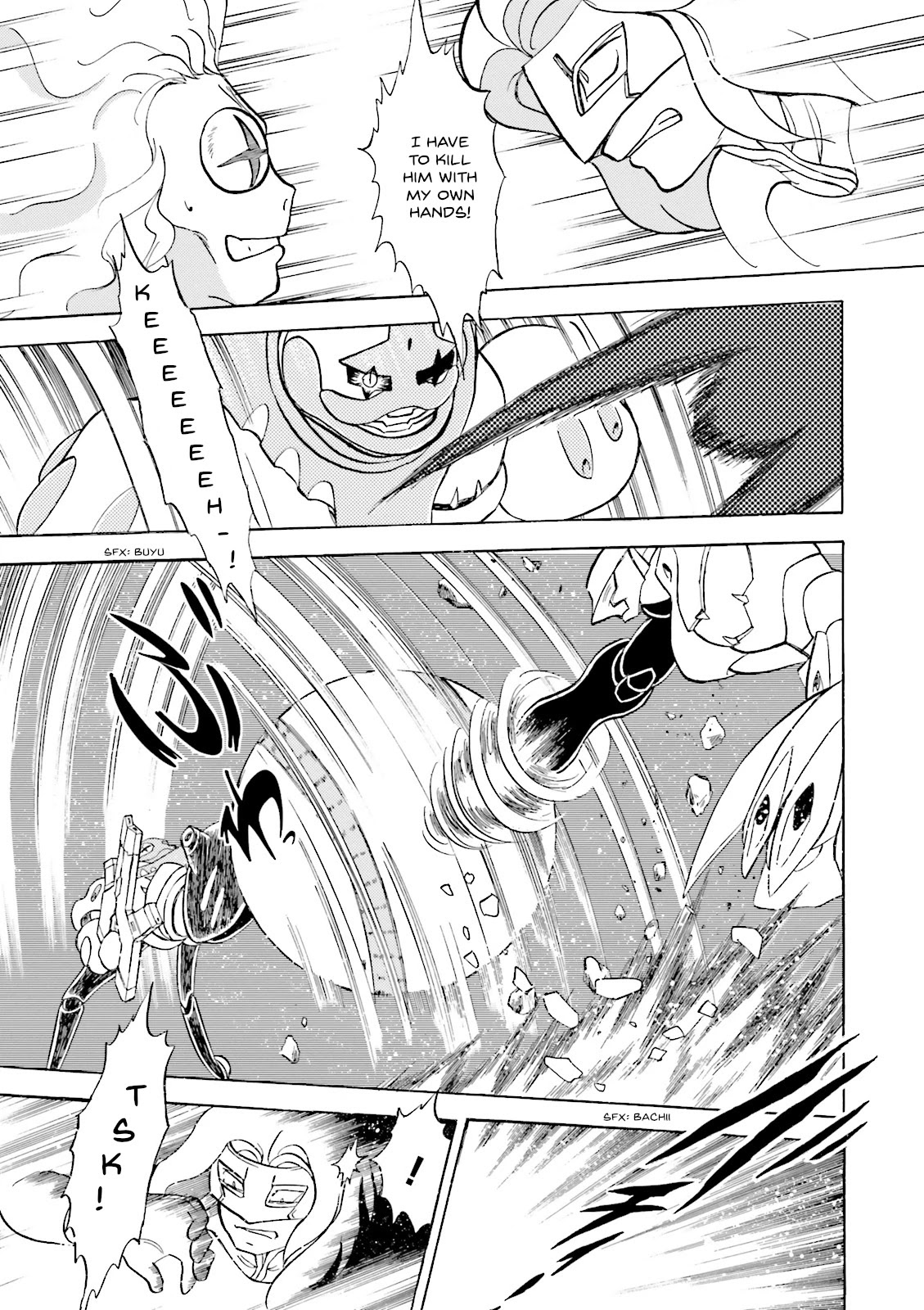 Kidou Senshi Crossbone Gundam Ghost Chapter 30 page 13 - Chapter 30: The Space Bacteria Inceneration Operation