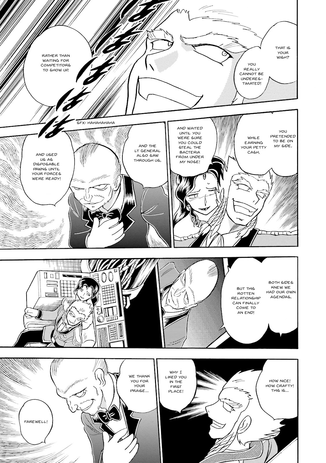 Kidou Senshi Crossbone Gundam Ghost Chapter 30 page 19 - Chapter 30: The Space Bacteria Inceneration Operation
