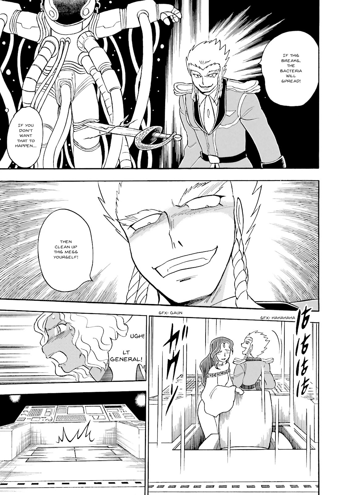 Kidou Senshi Crossbone Gundam Ghost Chapter 30 page 31 - Chapter 30: The Space Bacteria Inceneration Operation