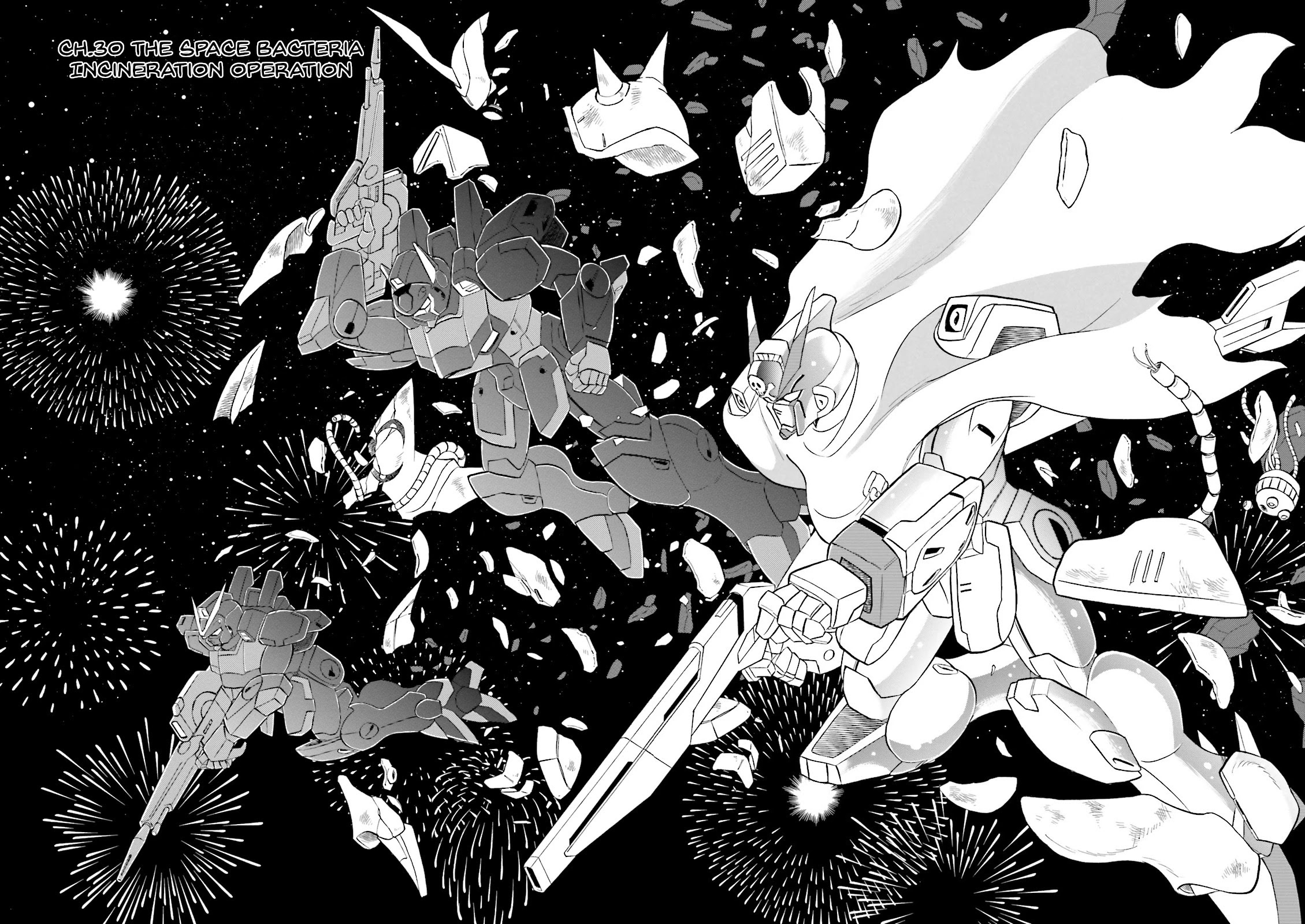 Kidou Senshi Crossbone Gundam Ghost Chapter 30 page 4 - Chapter 30: The Space Bacteria Inceneration Operation