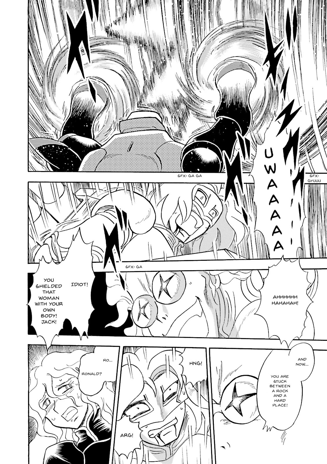 Kidou Senshi Crossbone Gundam Ghost Chapter 31 page 34 - Chapter 31: Fire Death And...