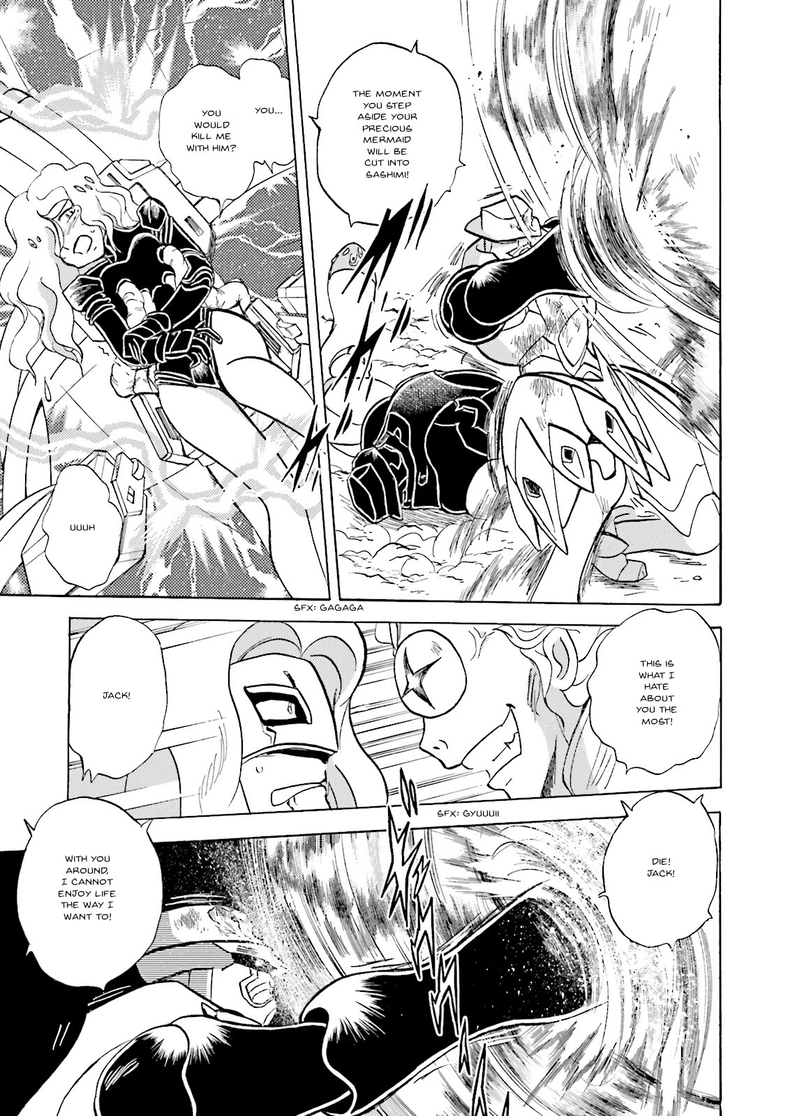 Kidou Senshi Crossbone Gundam Ghost Chapter 31 page 35 - Chapter 31: Fire Death And...