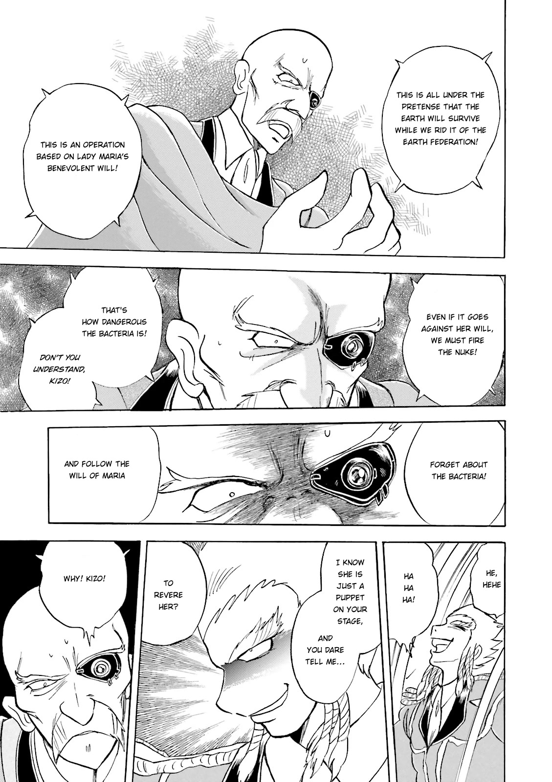 Kidou Senshi Crossbone Gundam Ghost Chapter 32 page 27 - Chapter 32: FIre Death (and)...