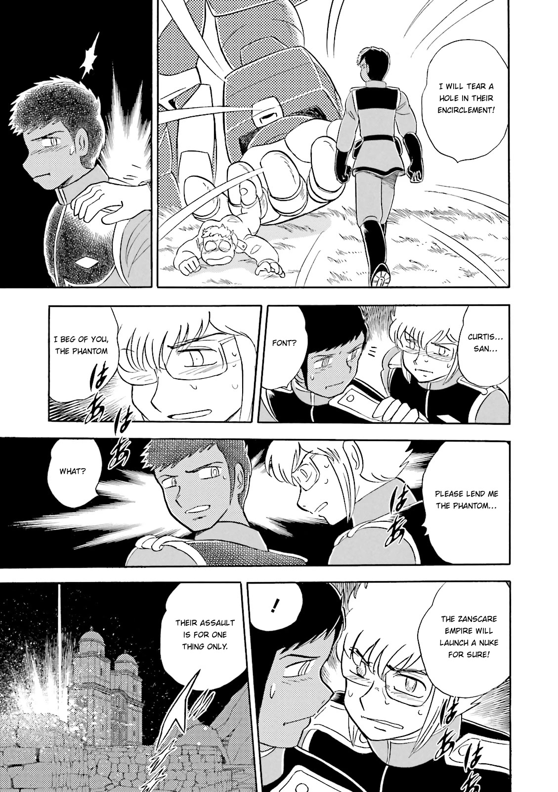 Kidou Senshi Crossbone Gundam Ghost Chapter 32 page 36 - Chapter 32: FIre Death (and)...