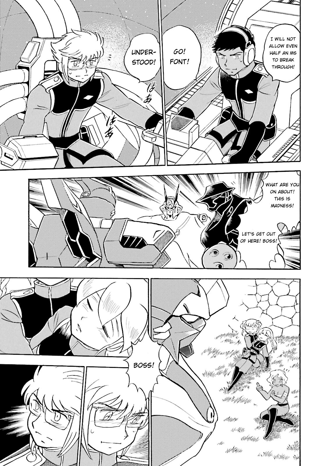 Kidou Senshi Crossbone Gundam Ghost Chapter 33 page 11 - Chapter 33: Font On A Tightrope