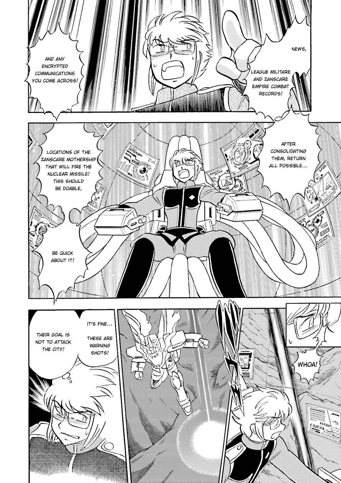 Kidou Senshi Crossbone Gundam Ghost Chapter 33 page 14 - Chapter 33: Font On A Tightrope