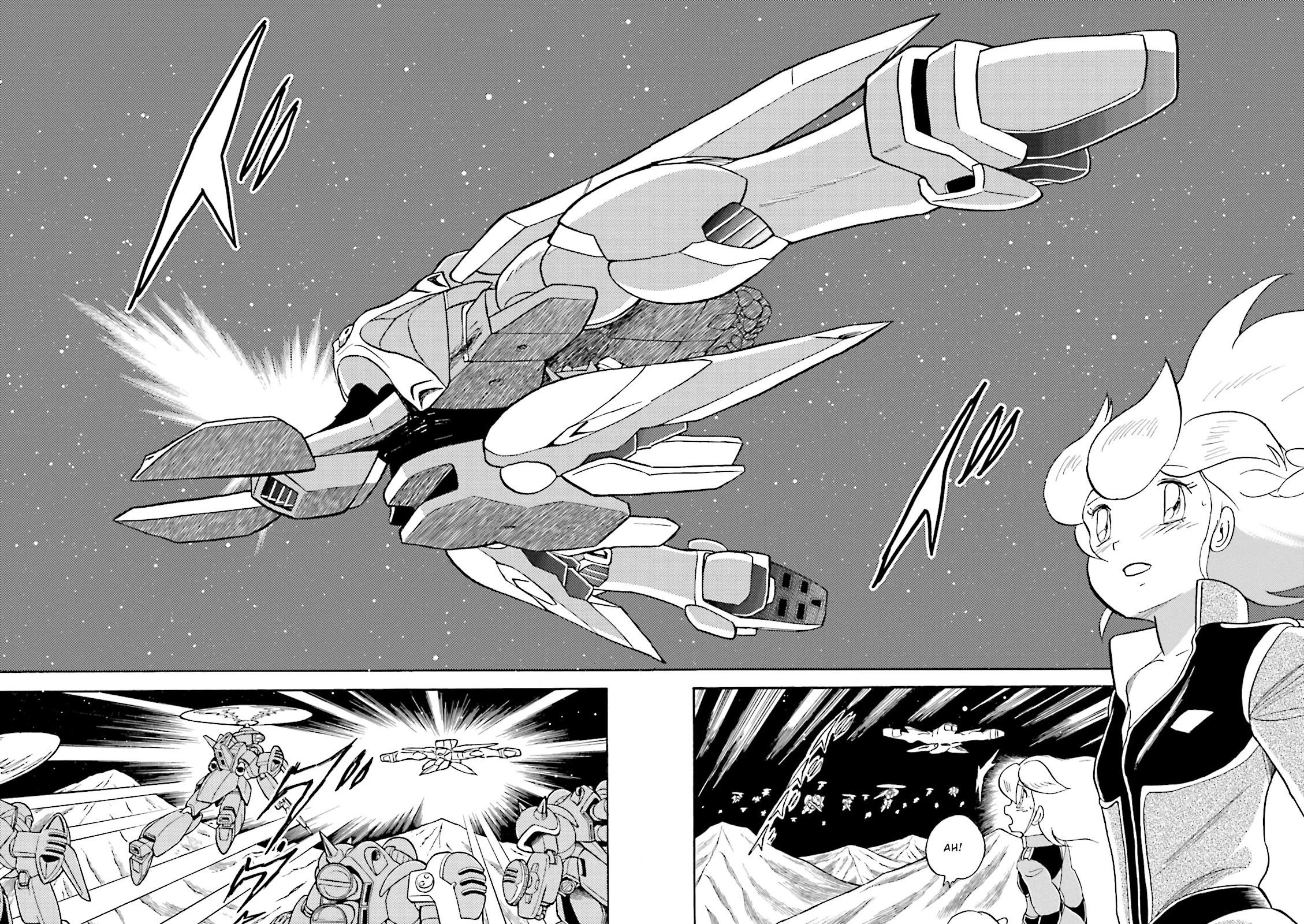 Kidou Senshi Crossbone Gundam Ghost Chapter 34 page 14 - Chapter 34: Mirage Ouiseau