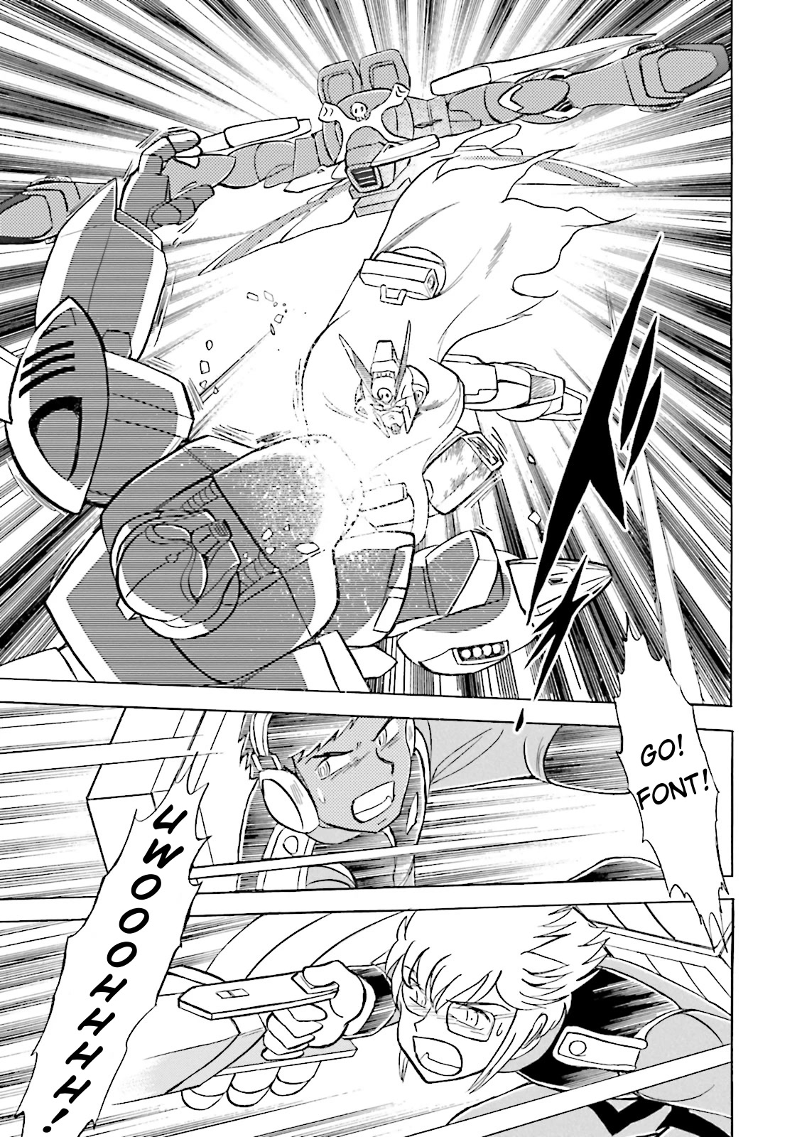 Kidou Senshi Crossbone Gundam Ghost Chapter 34 page 16 - Chapter 34: Mirage Ouiseau