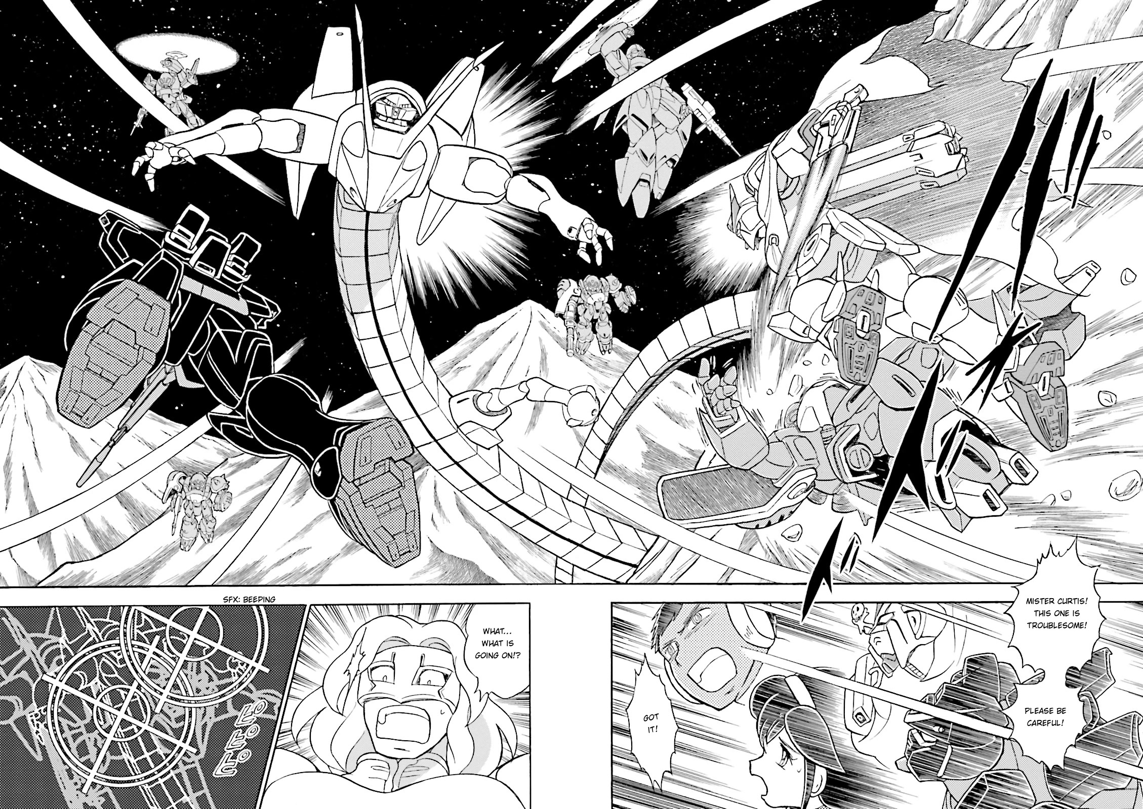 Kidou Senshi Crossbone Gundam Ghost Chapter 34 page 34 - Chapter 34: Mirage Ouiseau