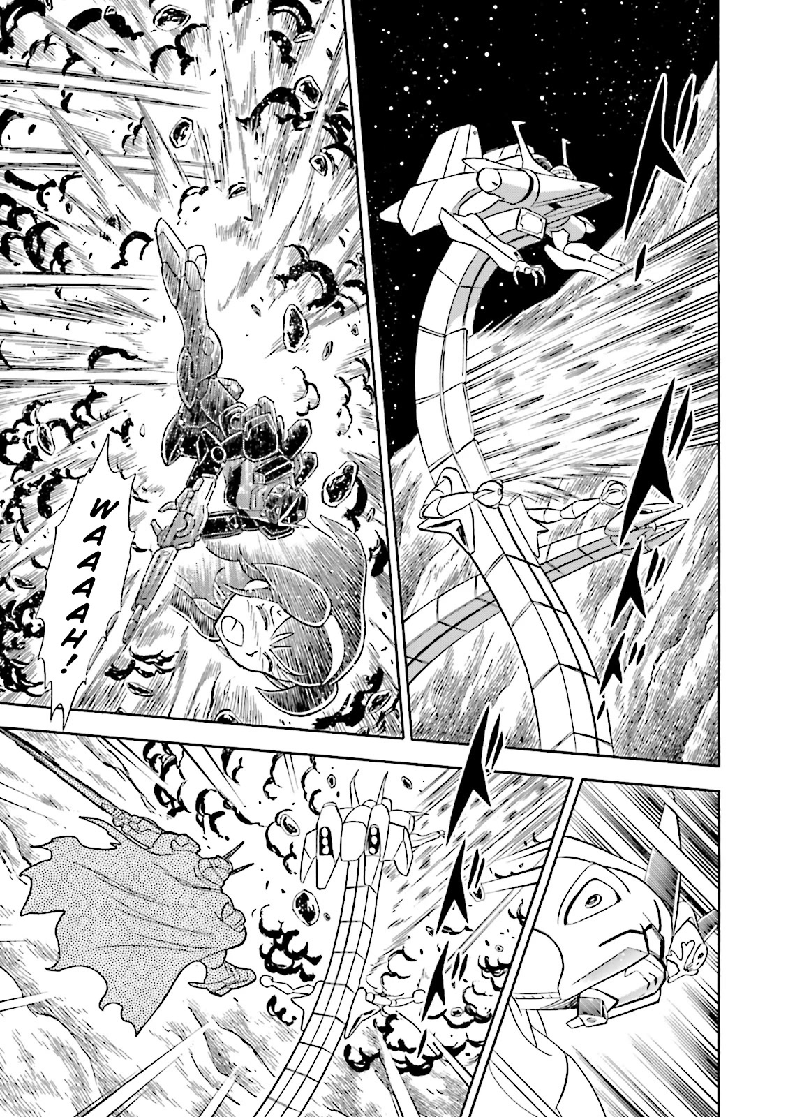 Kidou Senshi Crossbone Gundam Ghost Chapter 35 page 14 - Chapter 35: Nine Hundred Seconds Of Pursuit