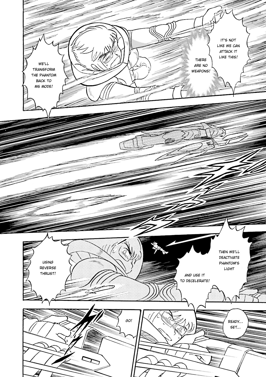Kidou Senshi Crossbone Gundam Ghost Chapter 35 page 28 - Chapter 35: Nine Hundred Seconds Of Pursuit