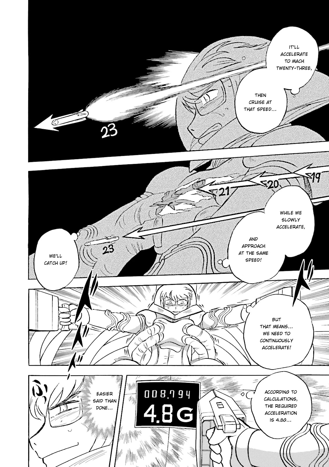 Kidou Senshi Crossbone Gundam Ghost Chapter 35 page 9 - Chapter 35: Nine Hundred Seconds Of Pursuit