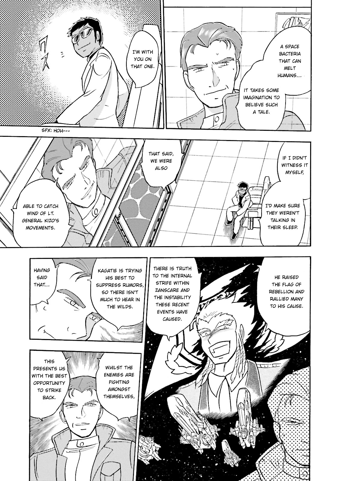 Kidou Senshi Crossbone Gundam Ghost Chapter 36 page 18 - Chapter 36: Lost Child