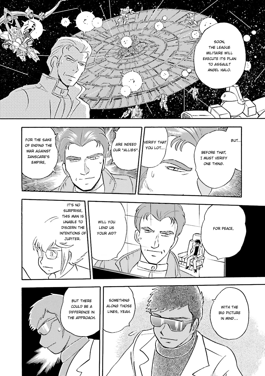Kidou Senshi Crossbone Gundam Ghost Chapter 36 page 19 - Chapter 36: Lost Child
