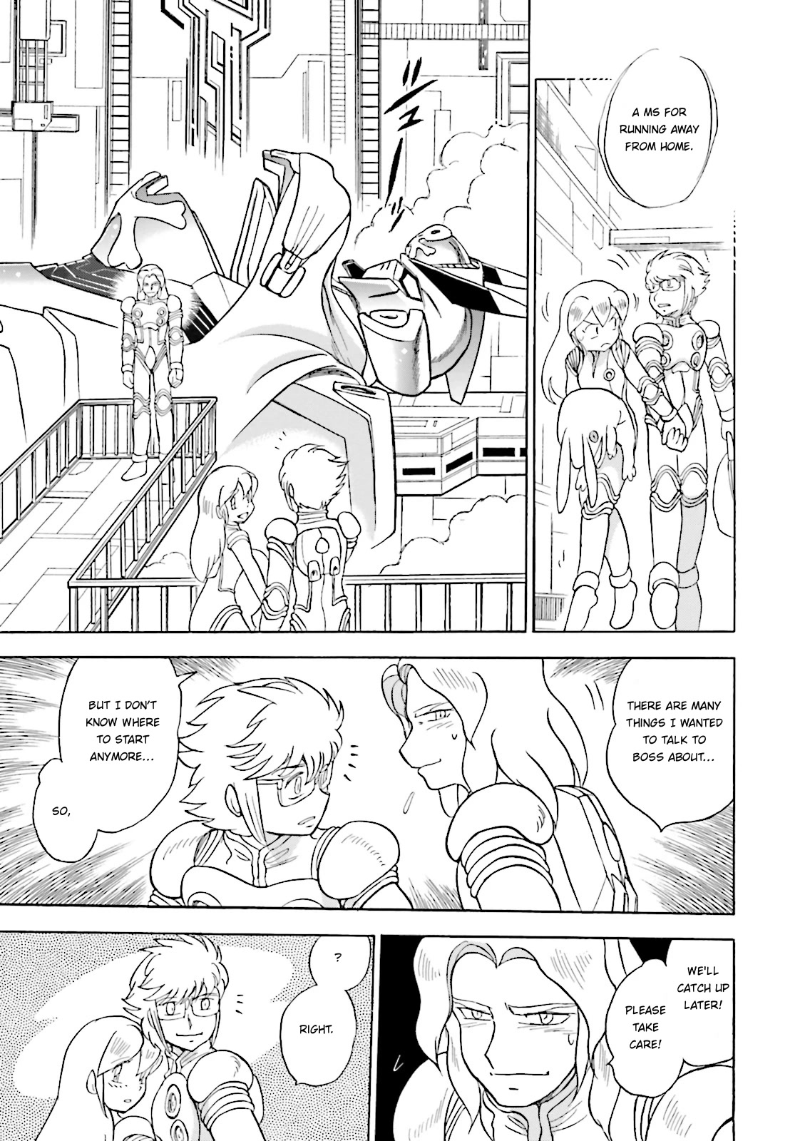 Kidou Senshi Crossbone Gundam Ghost Chapter 36 page 40 - Chapter 36: Lost Child