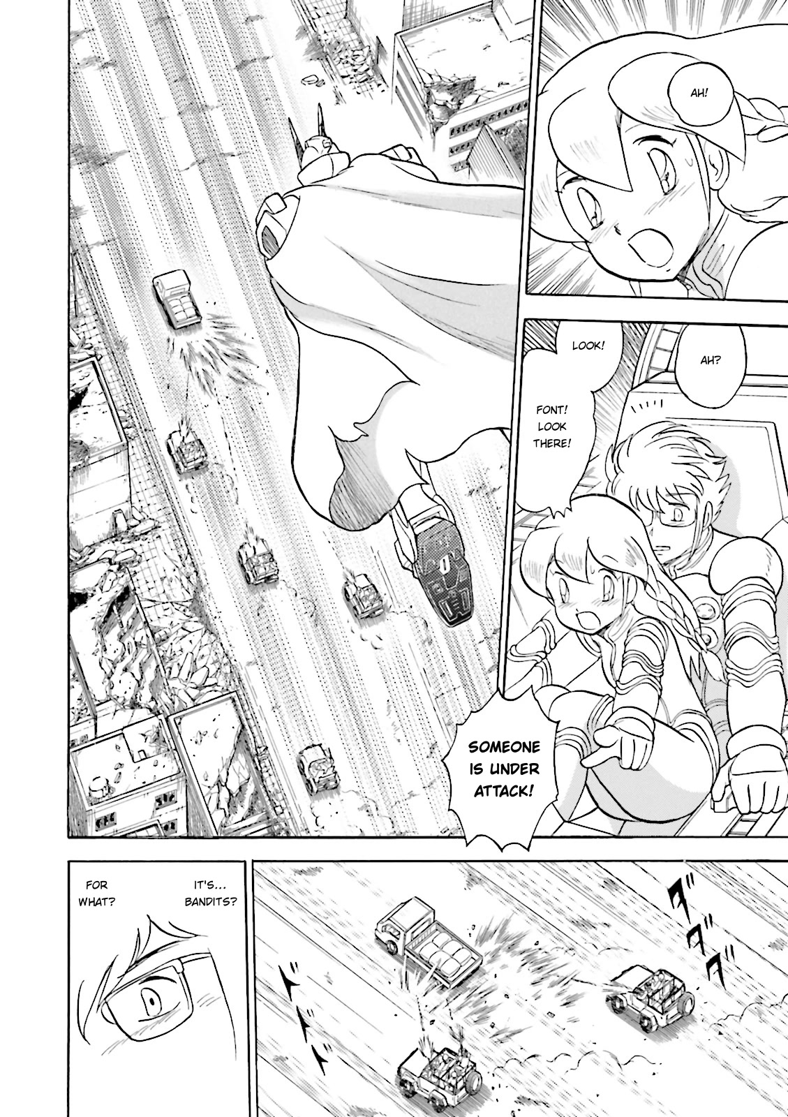 Kidou Senshi Crossbone Gundam Ghost Chapter 36 page 44 - Chapter 36: Lost Child
