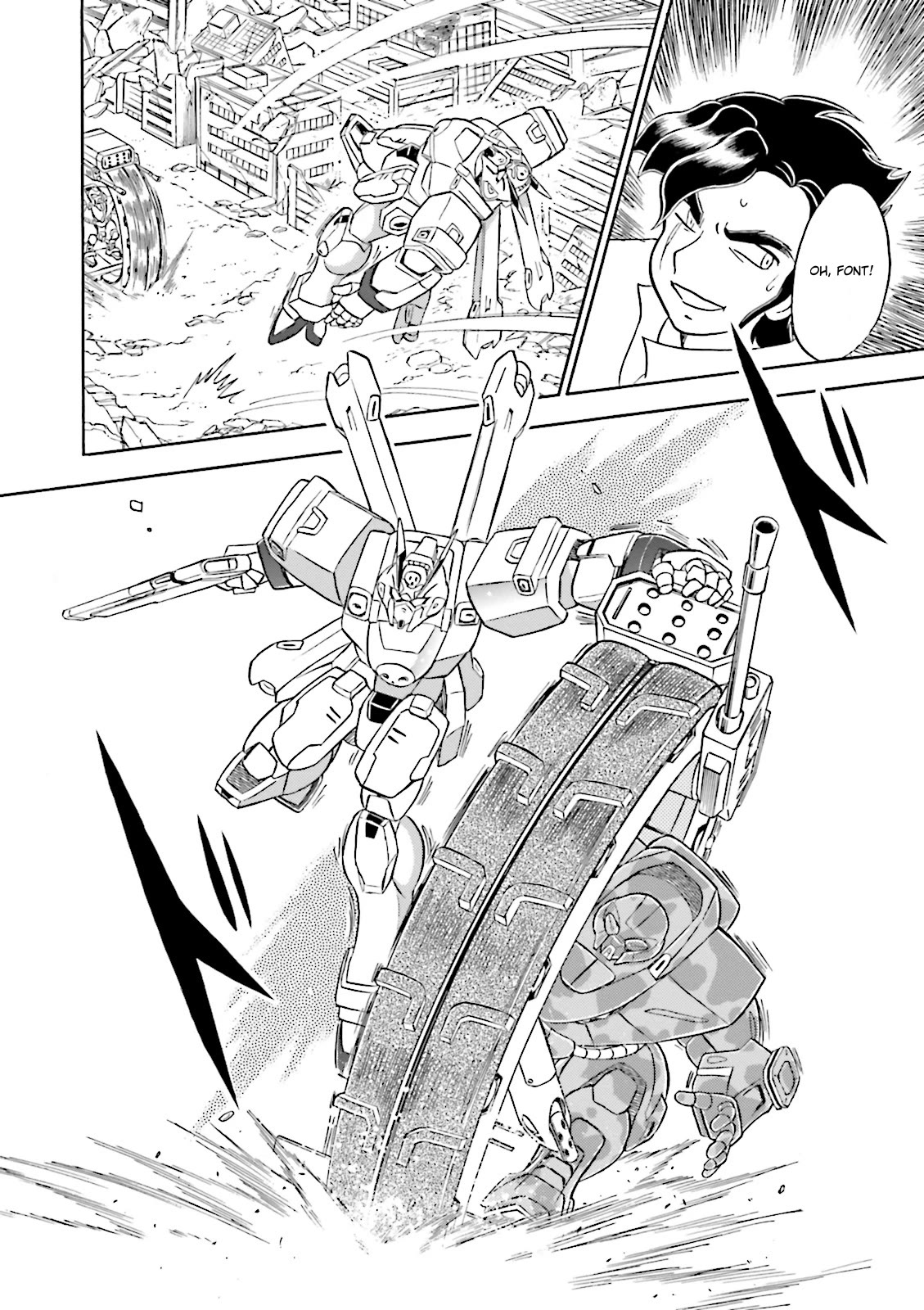 Kidou Senshi Crossbone Gundam Ghost Chapter 38 page 28 - Chapter 38: Swallowing Life