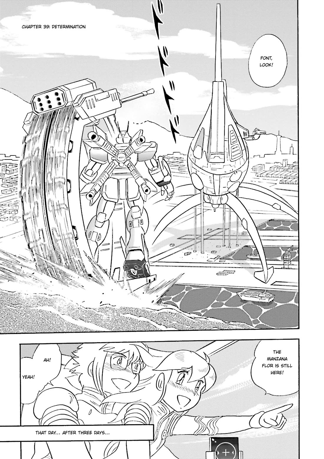 Kidou Senshi Crossbone Gundam Ghost Chapter 39 page 1 - Chapter 39: Determination