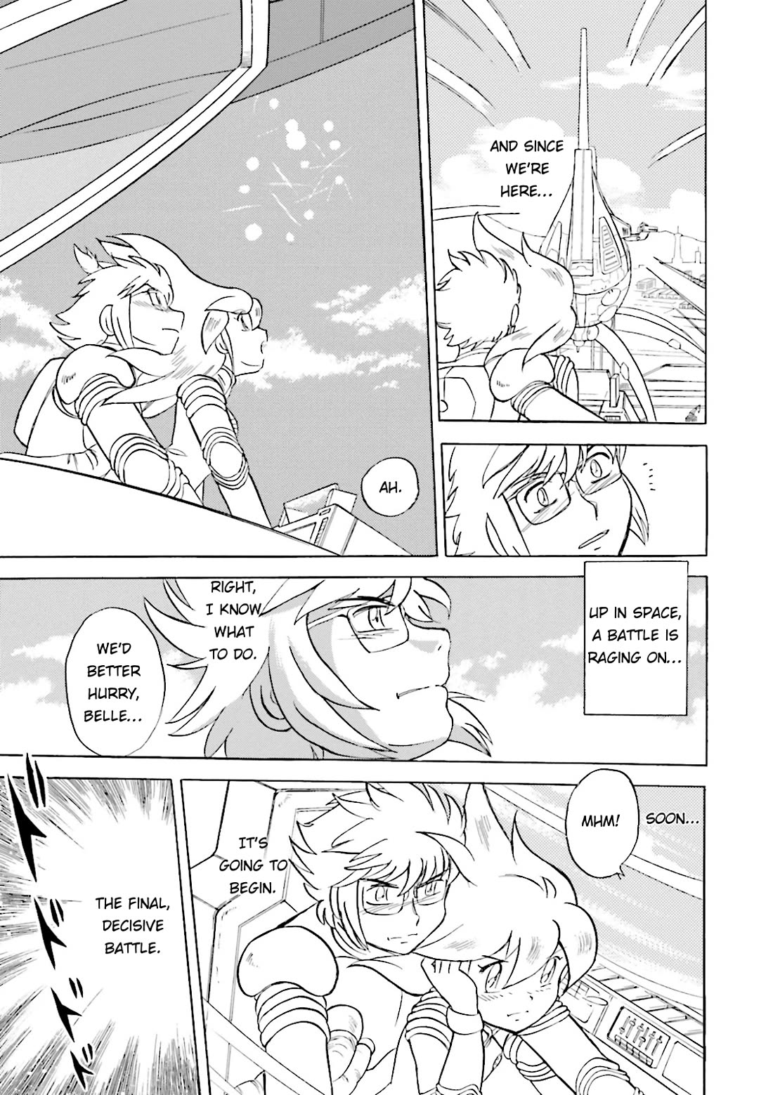 Kidou Senshi Crossbone Gundam Ghost Chapter 39 page 3 - Chapter 39: Determination