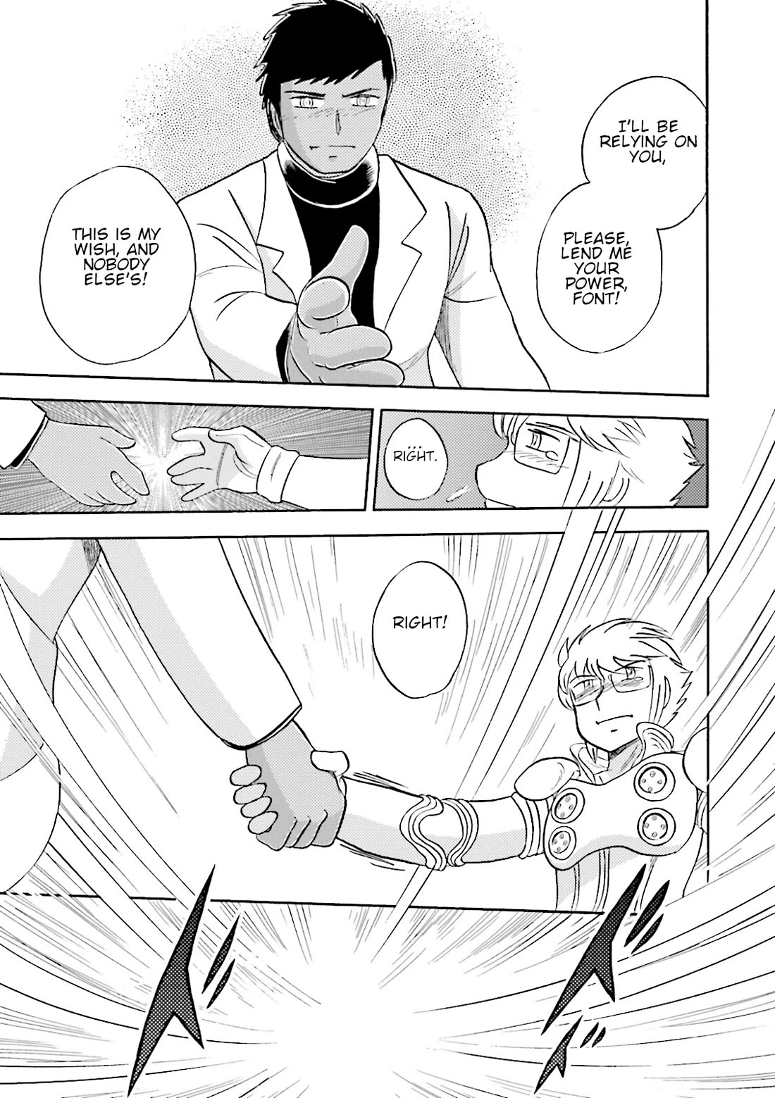 Kidou Senshi Crossbone Gundam Ghost Chapter 39 page 35 - Chapter 39: Determination