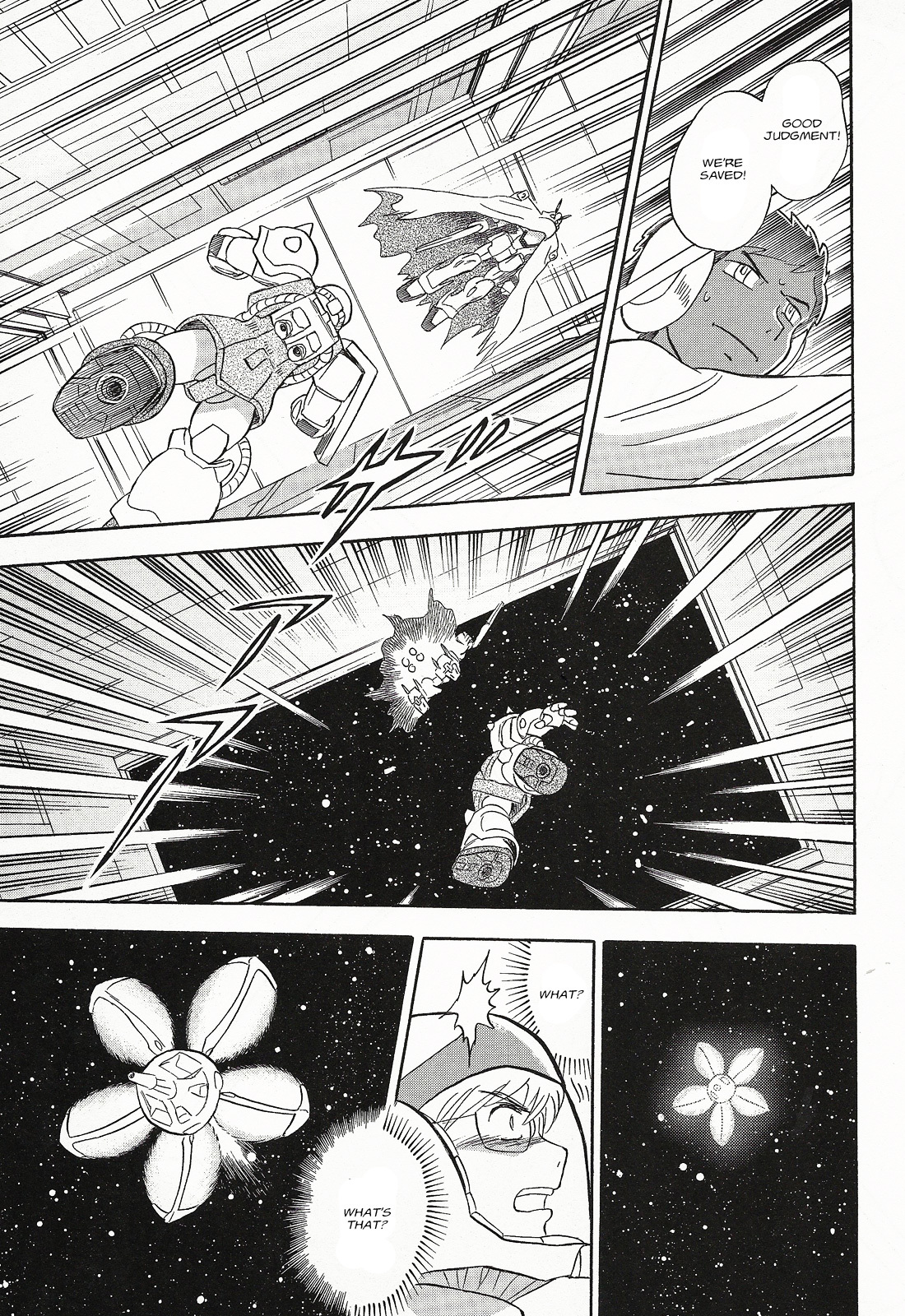 Kidou Senshi Crossbone Gundam Ghost Chapter 4 page 14 - Chapter 4: An Angel's Call
