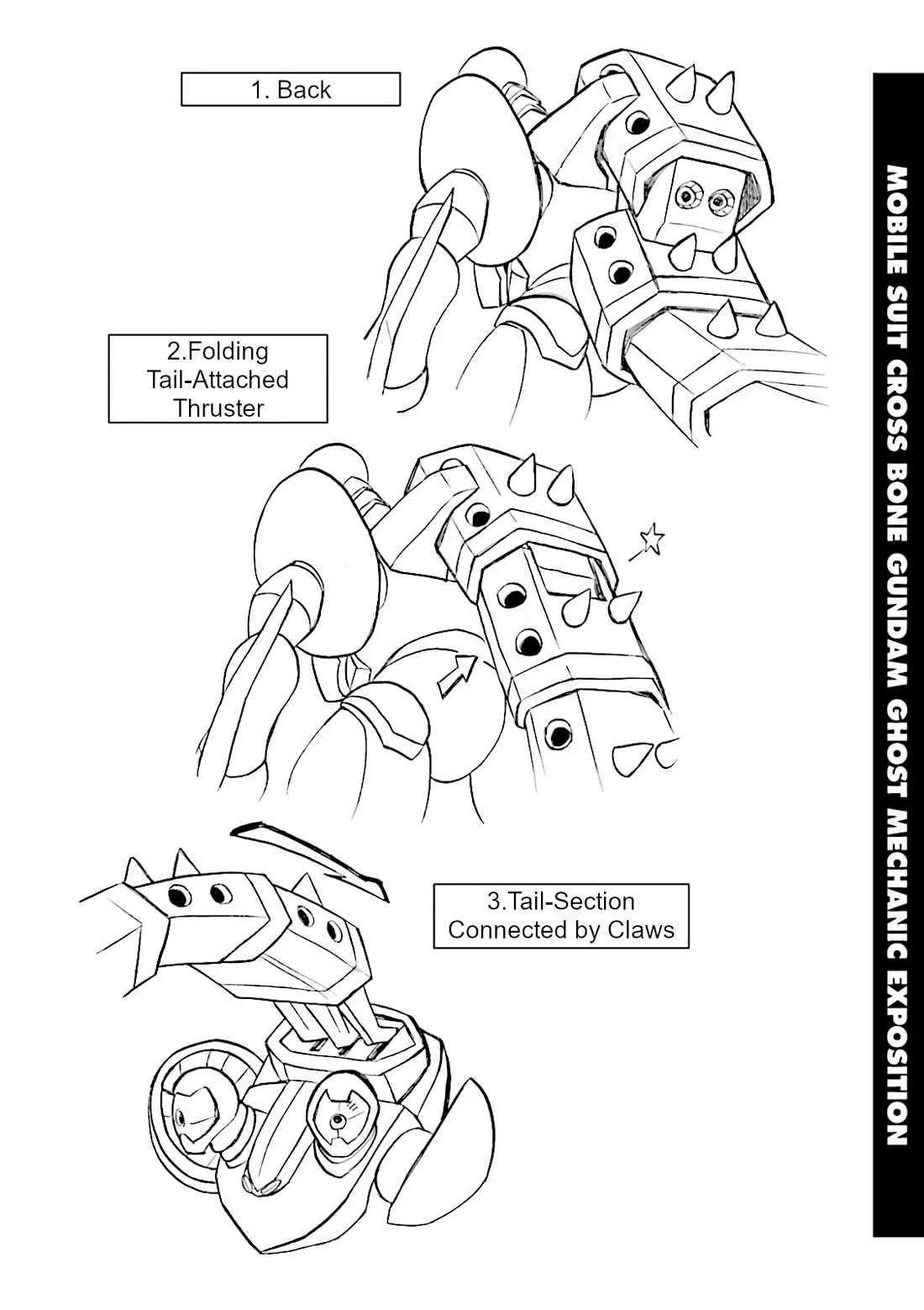 Kidou Senshi Crossbone Gundam Ghost Chapter 40.5 page 2 - Chapter 40.5: Volume 9 Mechanical Notes