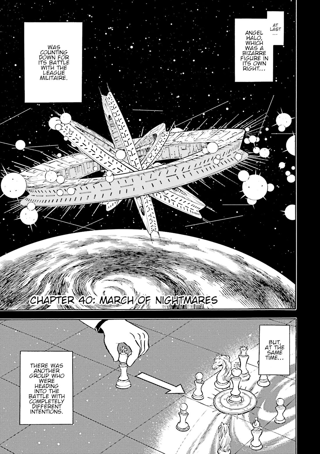 Kidou Senshi Crossbone Gundam Ghost Chapter 40 page 1 - Chapter 40: March of Nightmares