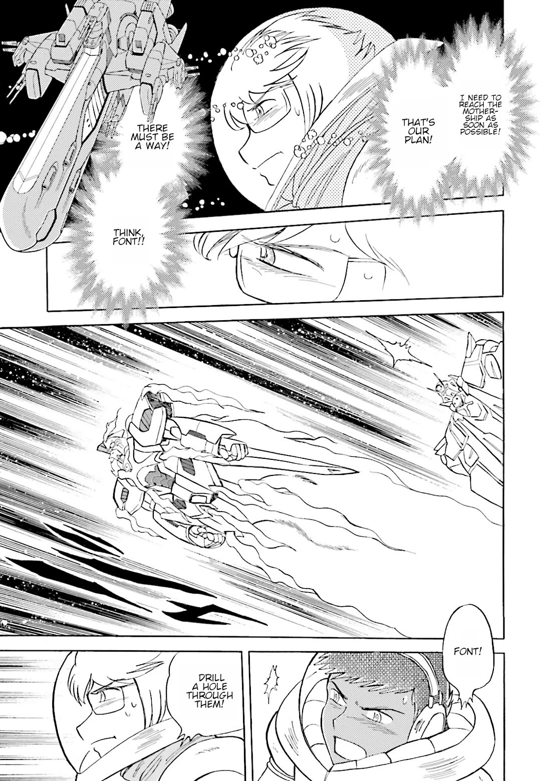 Kidou Senshi Crossbone Gundam Ghost Chapter 41 page 31 - Chapter 41: Roar Of Silver