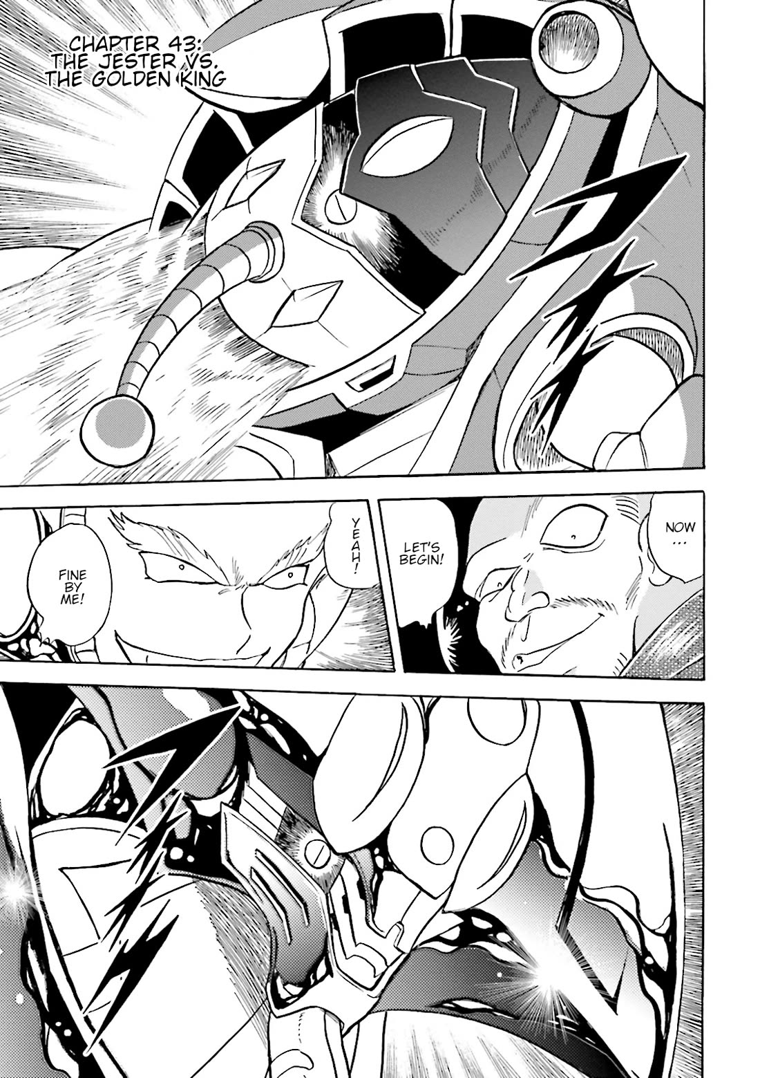 Kidou Senshi Crossbone Gundam Ghost Chapter 43 page 1 - Chapter 43: The Jester VS. The Golden King