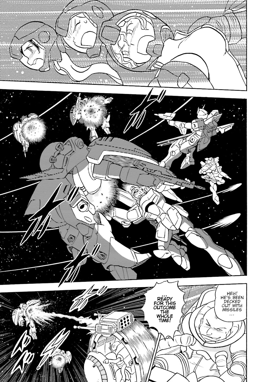 Kidou Senshi Crossbone Gundam Ghost Chapter 43 page 11 - Chapter 43: The Jester VS. The Golden King