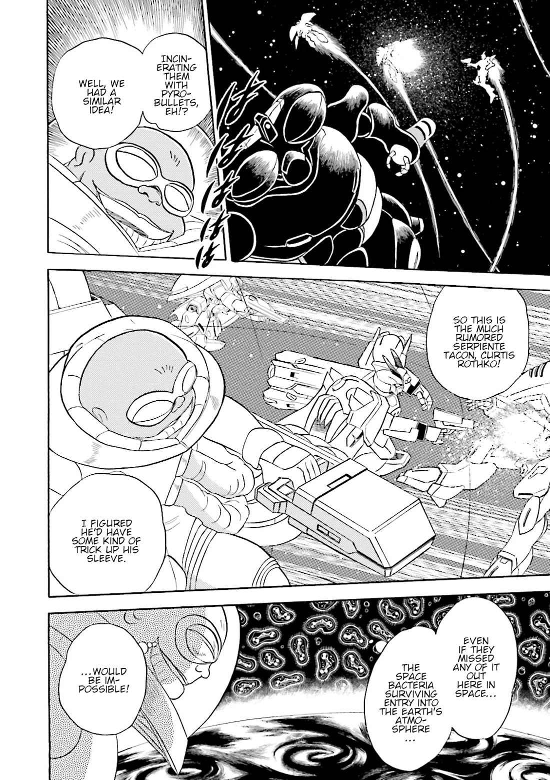 Kidou Senshi Crossbone Gundam Ghost Chapter 43 page 12 - Chapter 43: The Jester VS. The Golden King