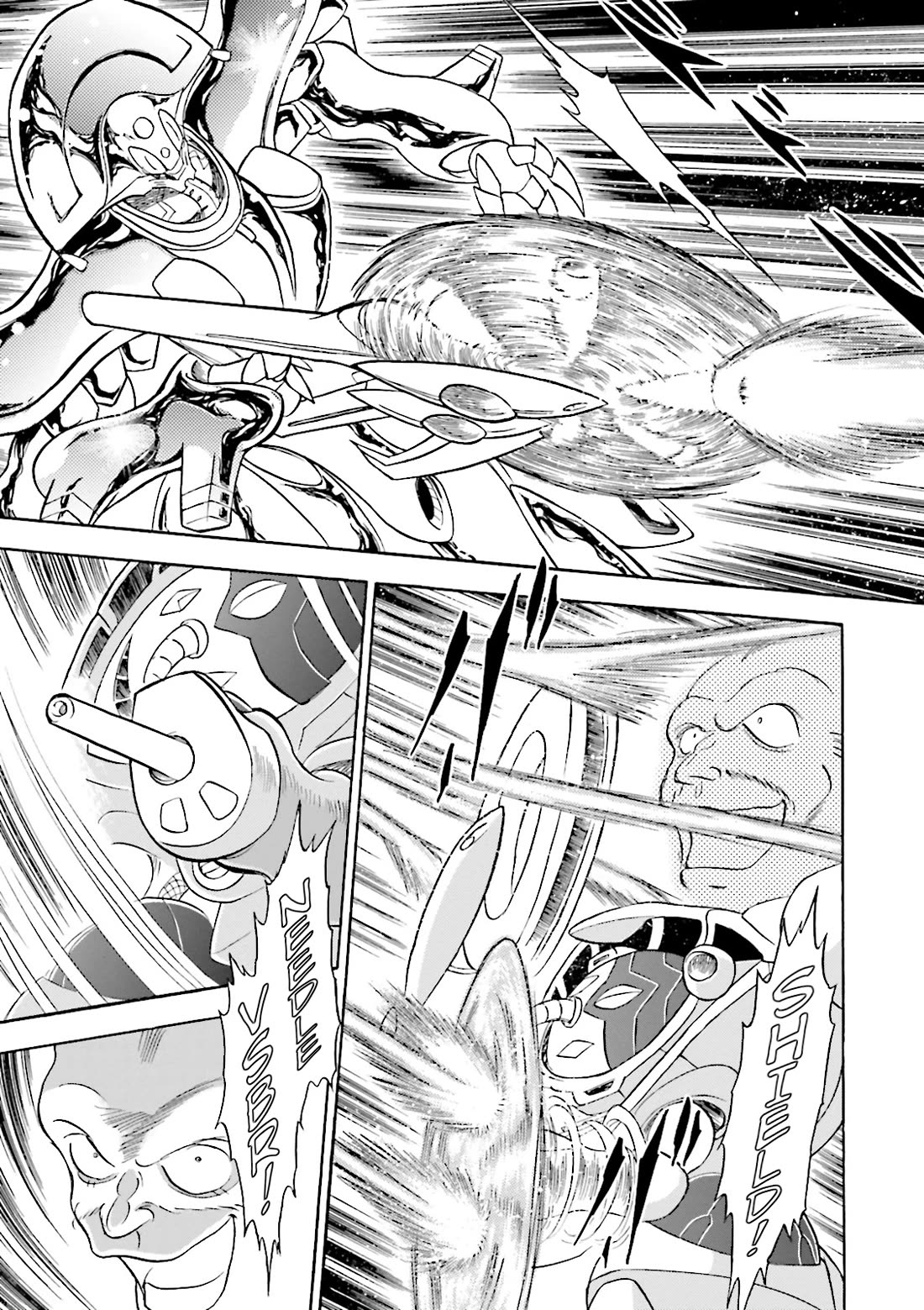 Kidou Senshi Crossbone Gundam Ghost Chapter 43 page 17 - Chapter 43: The Jester VS. The Golden King