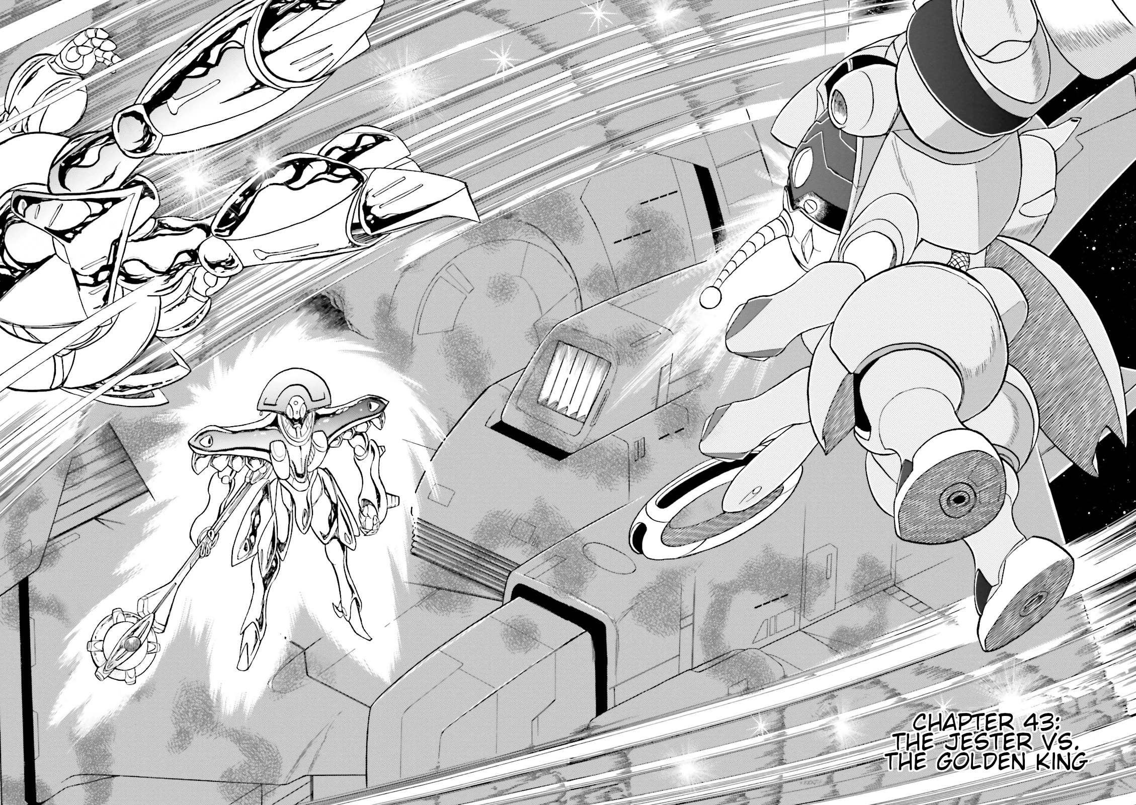 Kidou Senshi Crossbone Gundam Ghost Chapter 43 page 2 - Chapter 43: The Jester VS. The Golden King