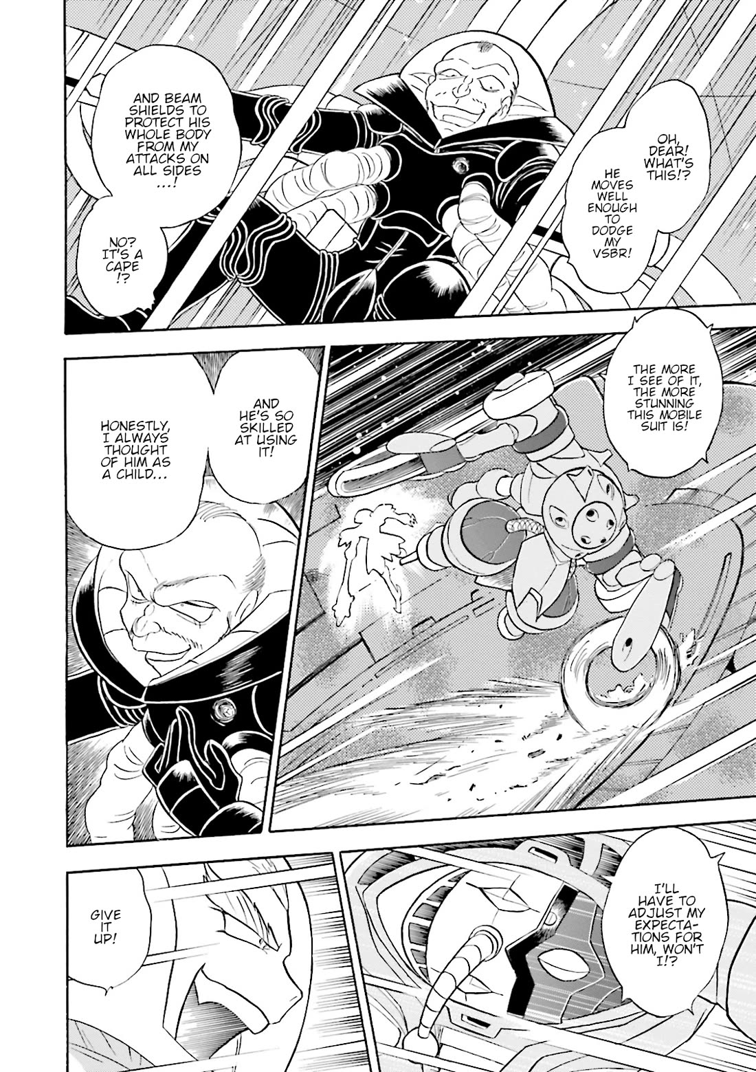 Kidou Senshi Crossbone Gundam Ghost Chapter 43 page 22 - Chapter 43: The Jester VS. The Golden King