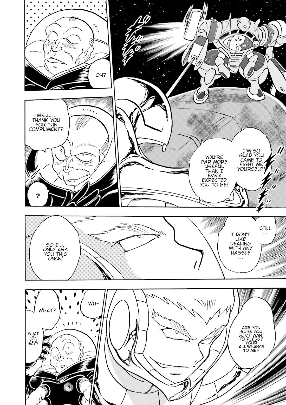 Kidou Senshi Crossbone Gundam Ghost Chapter 43 page 30 - Chapter 43: The Jester VS. The Golden King
