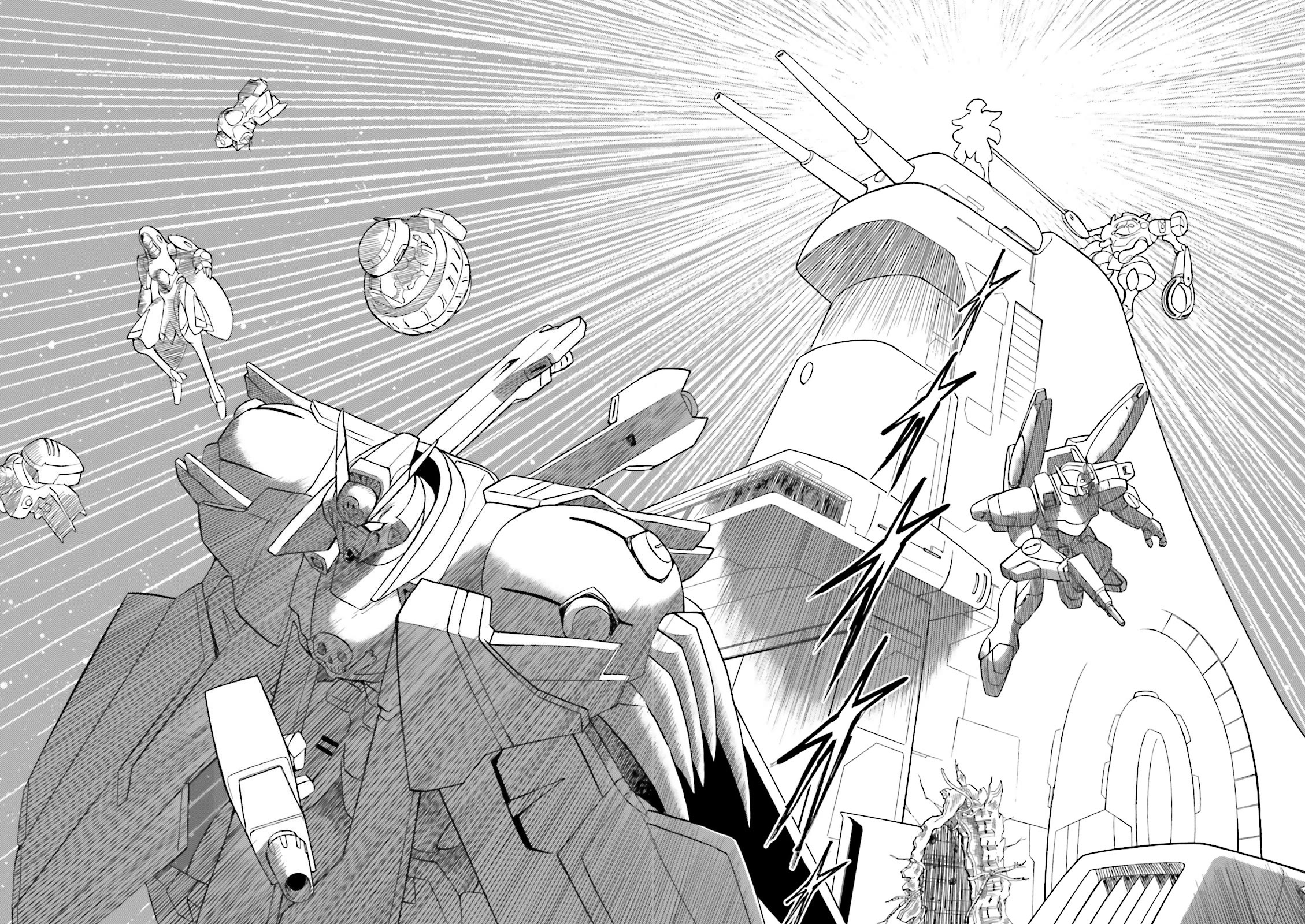 Kidou Senshi Crossbone Gundam Ghost Chapter 43 page 34 - Chapter 43: The Jester VS. The Golden King