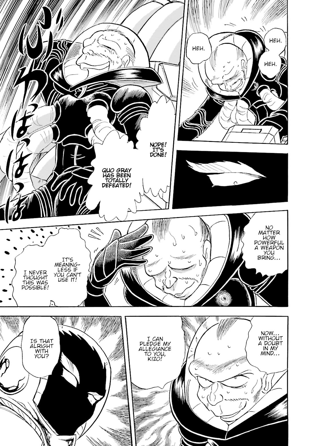 Kidou Senshi Crossbone Gundam Ghost Chapter 43 page 40 - Chapter 43: The Jester VS. The Golden King