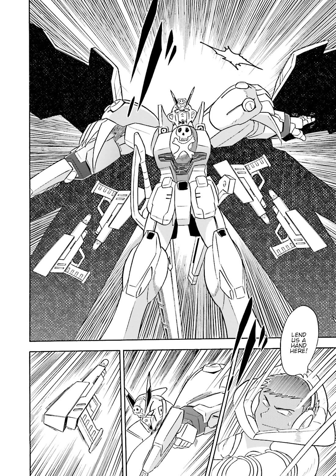 Kidou Senshi Crossbone Gundam Ghost Chapter 43 page 8 - Chapter 43: The Jester VS. The Golden King