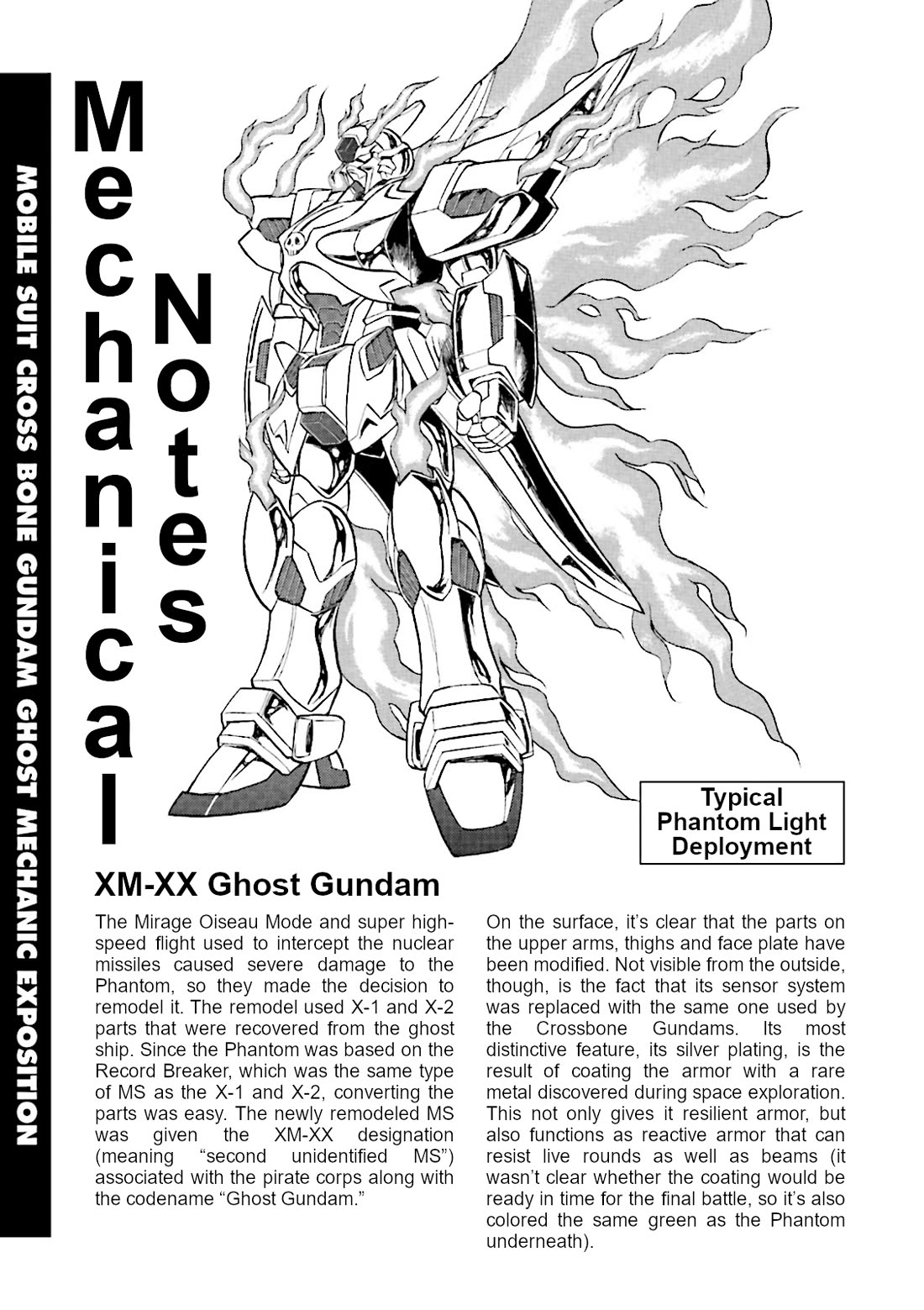 Kidou Senshi Crossbone Gundam Ghost Chapter 44.5 page 1 - Chapter 44.5: Volume 10 Mechanical Notes