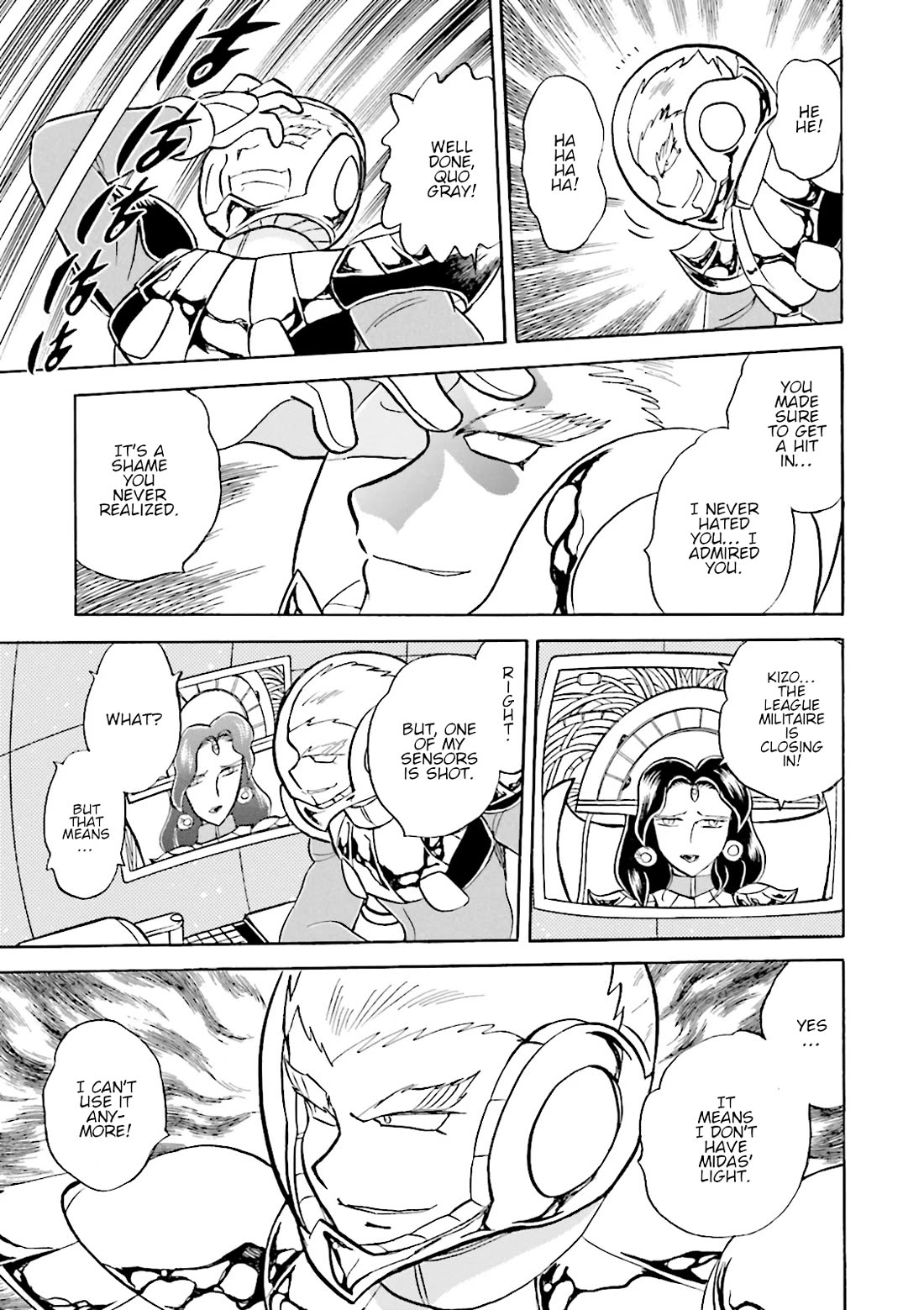 Kidou Senshi Crossbone Gundam Ghost Chapter 44 page 10 - Chapter 44: Hi • Ka • Ri