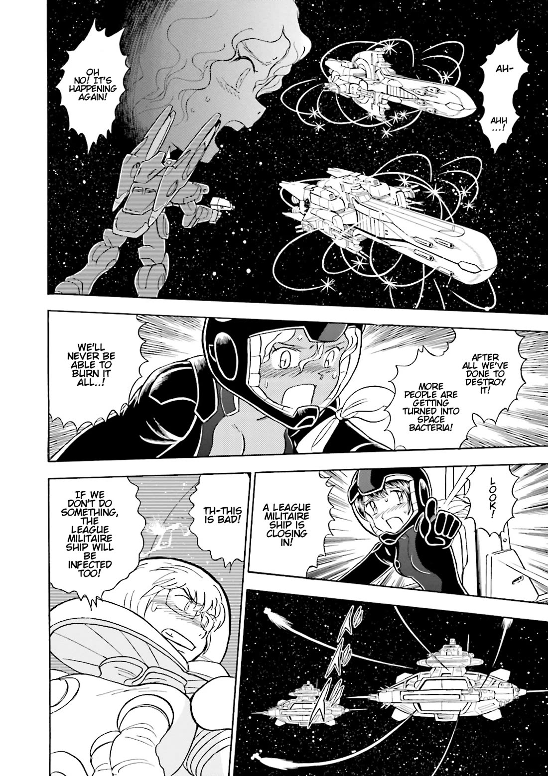 Kidou Senshi Crossbone Gundam Ghost Chapter 44 page 13 - Chapter 44: Hi • Ka • Ri