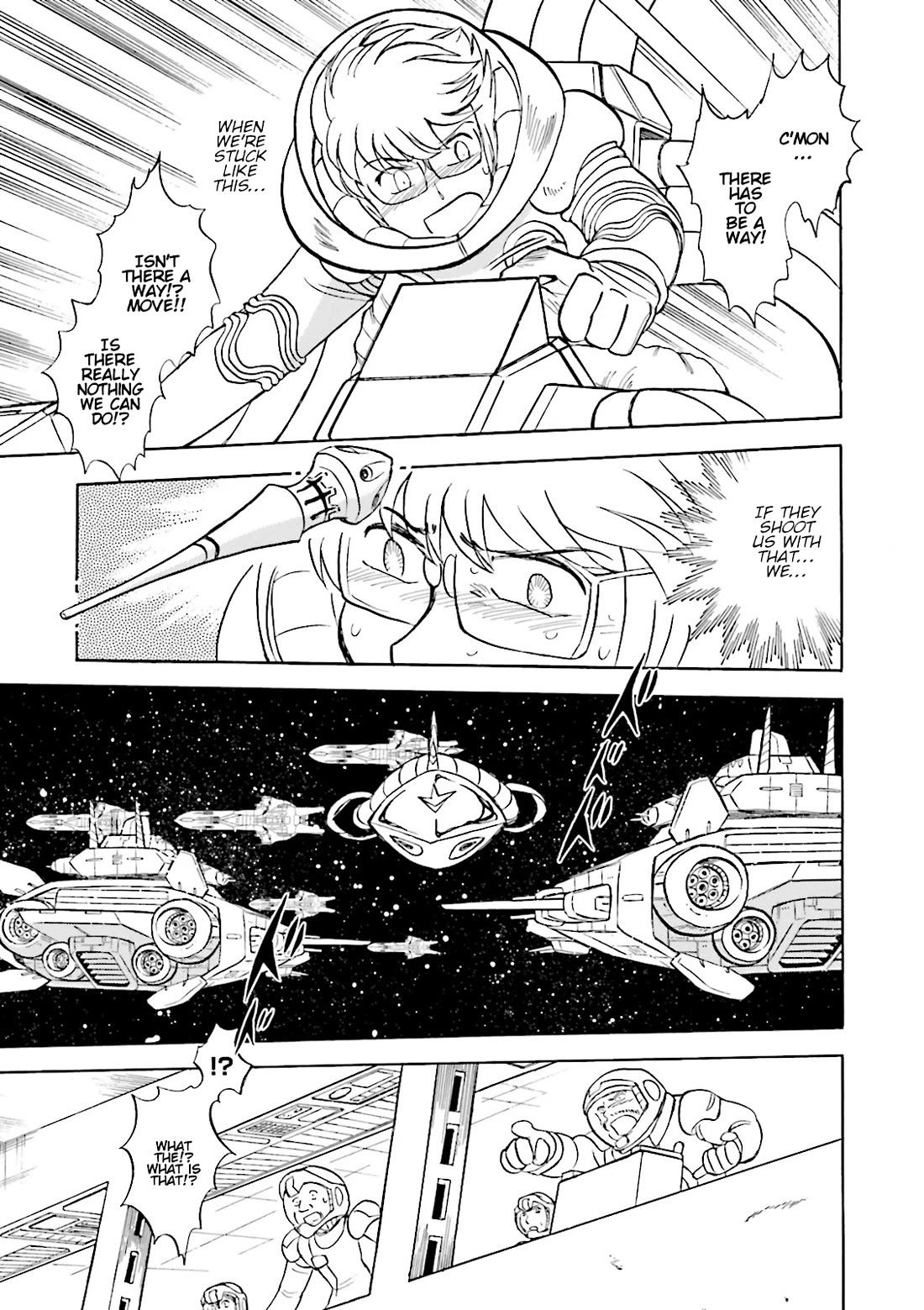 Kidou Senshi Crossbone Gundam Ghost Chapter 44 page 14 - Chapter 44: Hi • Ka • Ri